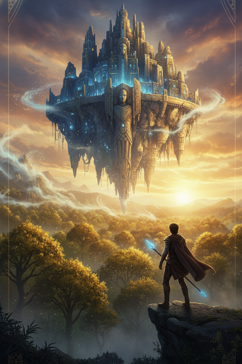 Fantasy Movie Poster prompt example