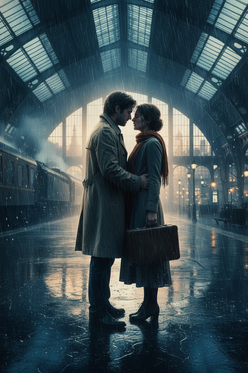Romantic Movie Poster prompt example